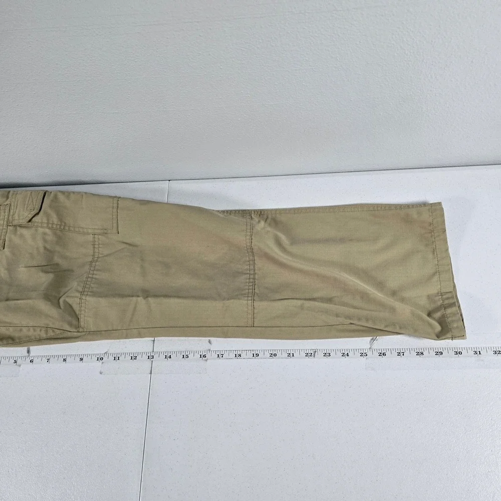 5.11 Tactical Womens Khaki Tan Ripstop Cargo Pants Size 8 Regular Utility Work - Picture 5 of 9